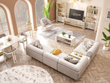 Urla Cream Modular Sectional from Furnia - Luna Furniture