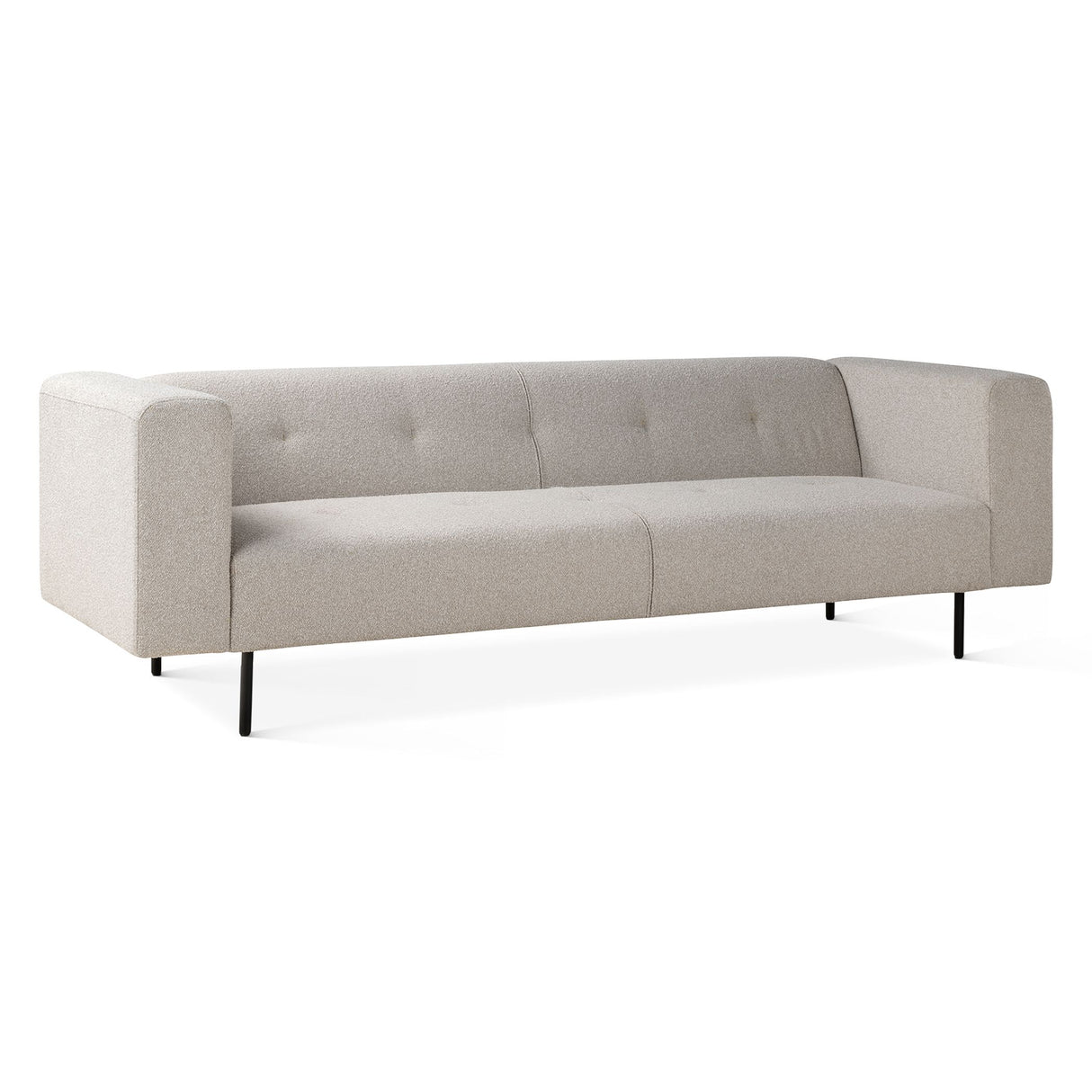 Maison Oscar 94" Tufted Sofa in Cream Boucle from Home Trends & Design - Luna Furniture