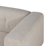 Maison Oscar 94" Tufted Sofa in Cream Boucle from Home Trends & Design - Luna Furniture