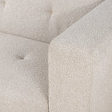 Maison Oscar 94" Tufted Sofa in Cream Boucle from Home Trends & Design - Luna Furniture
