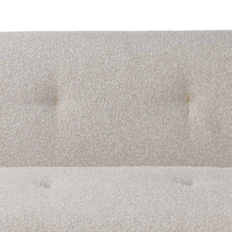 Maison Oscar 94" Tufted Sofa in Cream Boucle from Home Trends & Design - Luna Furniture