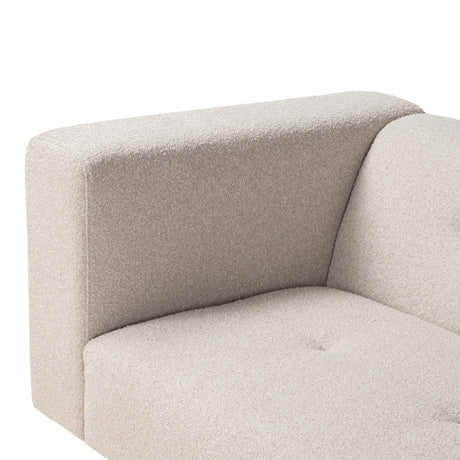 Maison Oscar 94" Tufted Sofa in Cream Boucle from Home Trends & Design - Luna Furniture