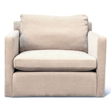 Maison Gianna Accent Chair in Oat Chenille Fabric from Home Trends & Design - Luna Furniture