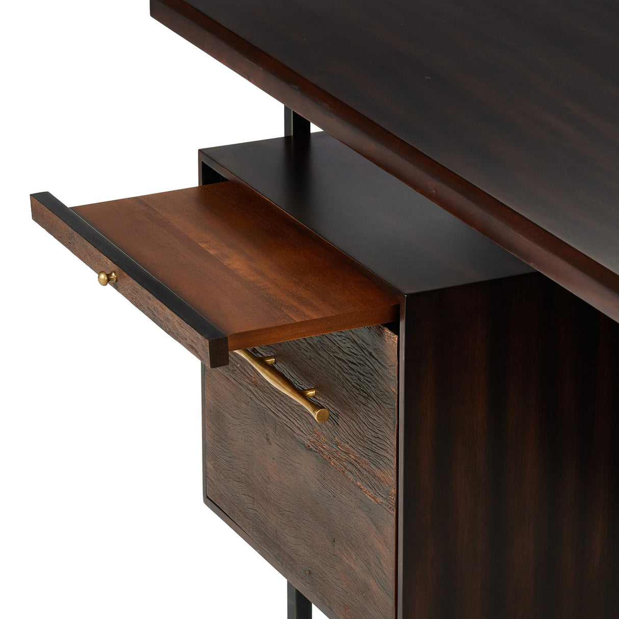 Lauren Desk in Natural Peroba from Four Hands - Luna Furniture
