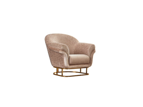 Versace Chair in Cream from Furnia - Luna Furniture