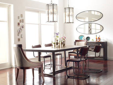 Suki Console Table in Burnished Black from Four Hands - Luna Furniture