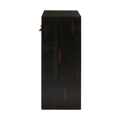 Suki Console Table in Burnished Black from Four Hands - Luna Furniture