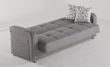 Vision Diego Gray Armchair from Bellona - Luna Furniture