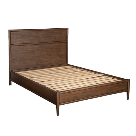 Lewis King Bed in Dark Acacia from Home Trends & Design - Luna Furniture