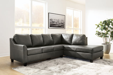 Valderno Fog 2-Piece RAF Chaise Sectional from Ashley - Luna Furniture