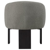 Valdez Brown Boucle Upholstered Barrel Back Accent Chair from Coaster - Luna Furniture