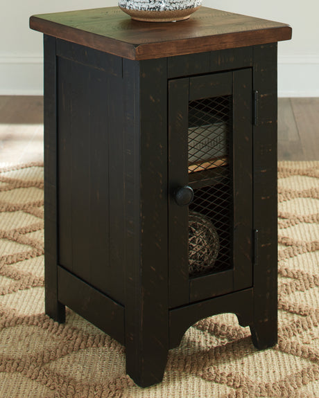 Valebeck 2 End Tables in Black/Brown from Ashley - Luna Furniture