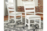 Valebeck Beige/White Dining Table and 8 Chairs from Ashley - Luna Furniture