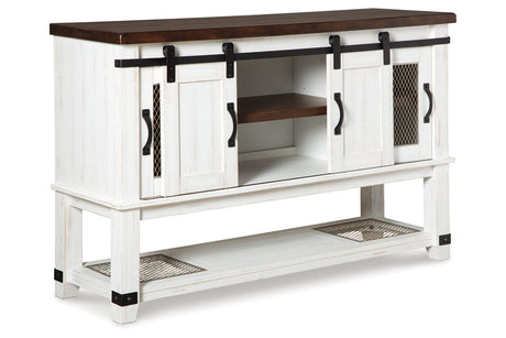 Valebeck Multi Counter Height Dining Table, 4 Barstools and Server from Ashley - Luna Furniture