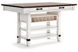 Valebeck Multi Counter Height Dining Table and 4 Barstools from Ashley - Luna Furniture