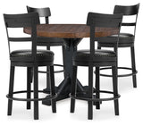 Valebeck Multi Counter Height Table and 4 Barstools from Ashley - Luna Furniture
