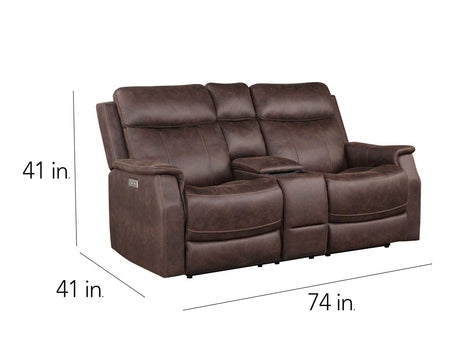 Valencia Walnut 3-Piece Dual Power Reclining Living Room Set from Steve Silver - Luna Furniture