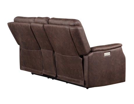 Valencia Walnut 3-Piece Dual Power Reclining Living Room Set from Steve Silver - Luna Furniture