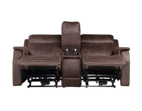 Valencia Walnut 3-Piece Dual Power Reclining Living Room Set from Steve Silver - Luna Furniture