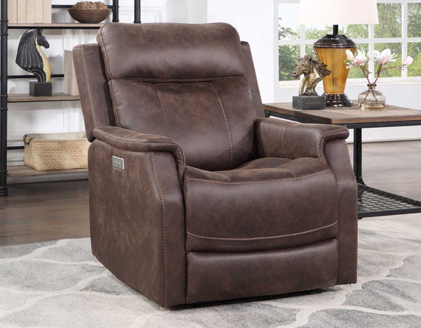 Valencia Walnut Dual-Power Recliner