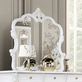 Valentini White Mirror (Mirror Only) from Furniture of America - Luna Furniture
