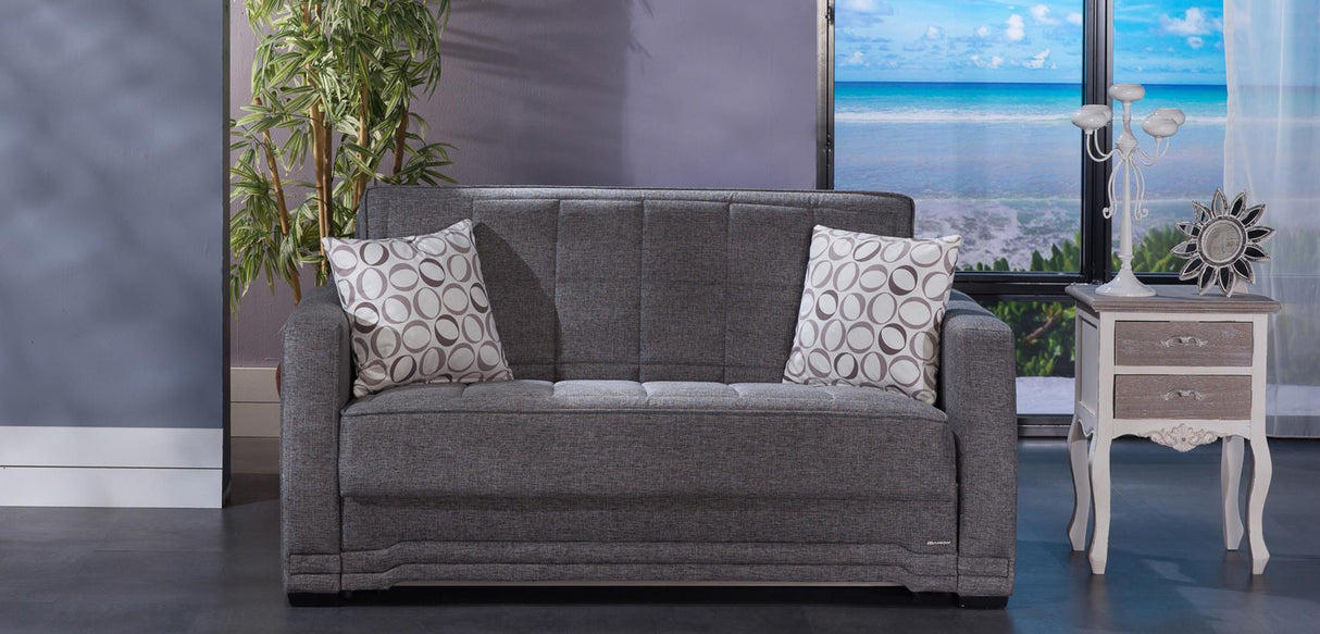 Valerie Diego Gray Sleeper Loveseat from Bellona - Luna Furniture