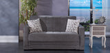 Valerie Diego Gray Sleeper Loveseat from Bellona - Luna Furniture