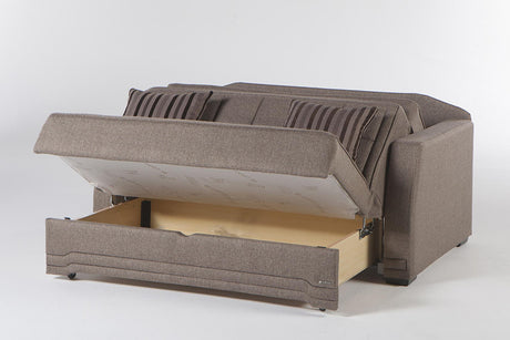 Valerie Redeyef Brown Sleeper Loveseat from Bellona - Luna Furniture