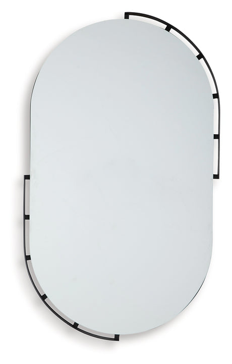 Valkings Black Accent Mirror (Set of 2) from Ashley - Luna Furniture