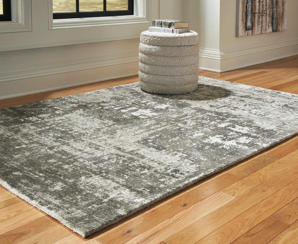 Valmontic Gray Medium Rug from Ashley - Luna Furniture