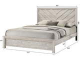 Valor Beige King Panel Bed from Crown Mark - Luna Furniture