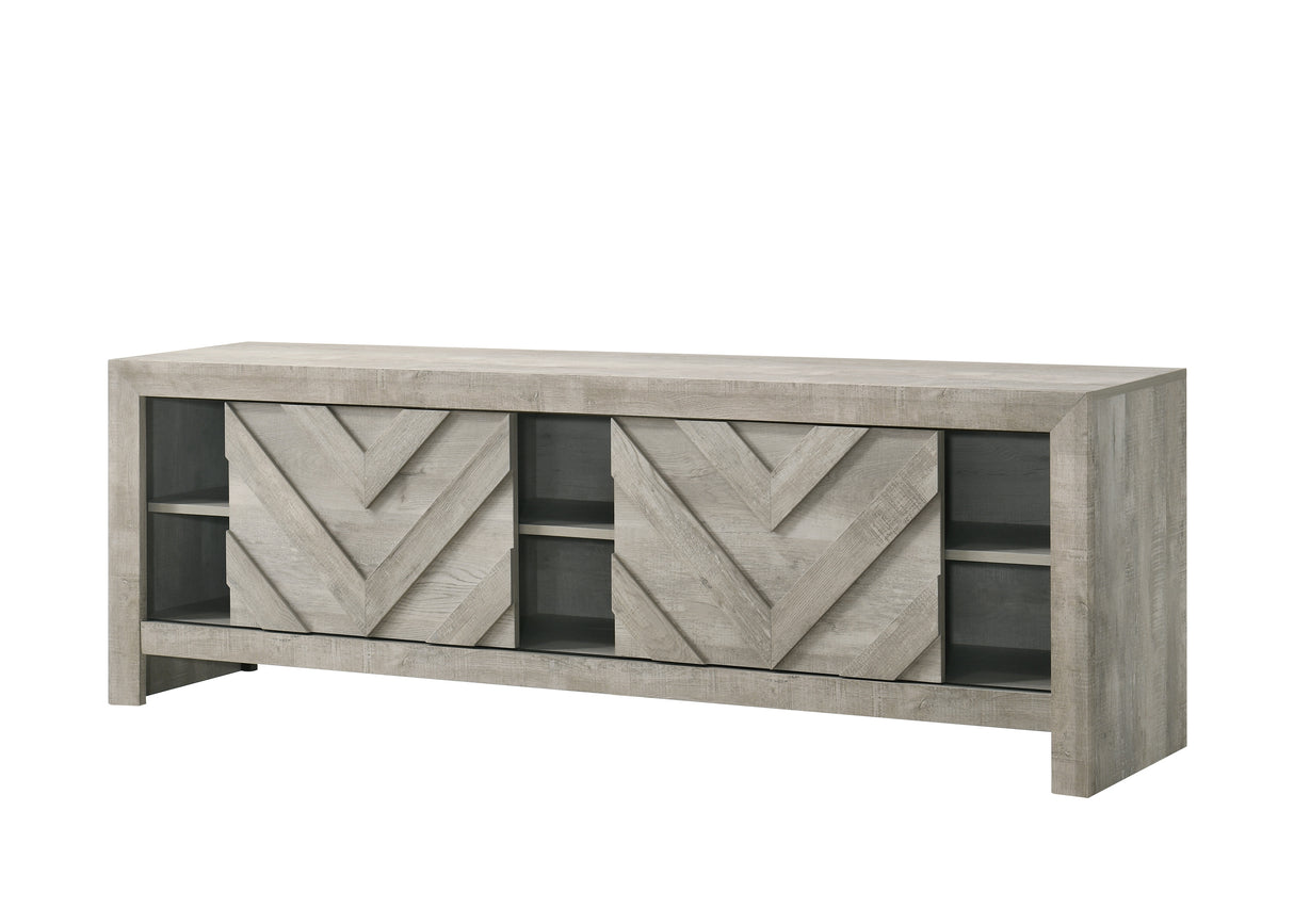 Valor Beige TV Stand from Crown Mark - Luna Furniture