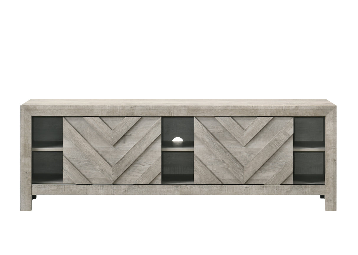 Valor Beige TV Stand from Crown Mark - Luna Furniture