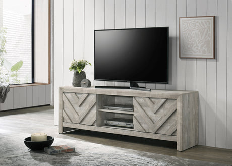 Valor Beige TV Stand from Crown Mark - Luna Furniture