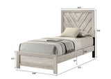 Valor Beige Youth Bedroom Set from Crown Mark - Luna Furniture