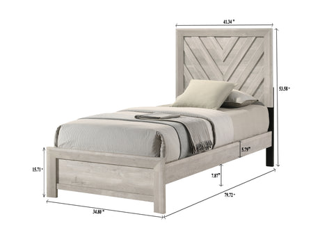 Valor Beige Youth Bedroom Set from Crown Mark - Luna Furniture