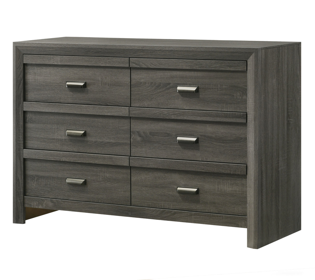 6 drawer grey dresser for bedroom Crown Mark Valor Gray Dresser – Luna Furniture
