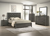 Valor Gray Bedroom Set from Crown Mark - Luna Furniture