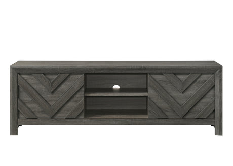 Valor Gray TV Stand from Crown Mark - Luna Furniture