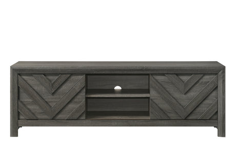 Valor Gray TV Stand from Crown Mark - Luna Furniture