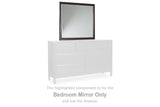 Vanmore Dark Brown Bedroom Mirror (Mirror Only) from Ashley - Luna Furniture
