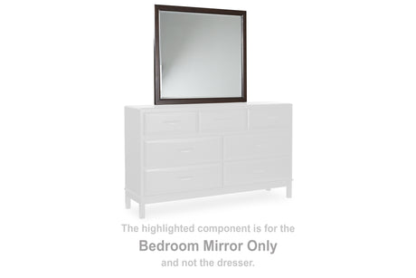 Vanmore Dark Brown Bedroom Mirror (Mirror Only) from Ashley - Luna Furniture