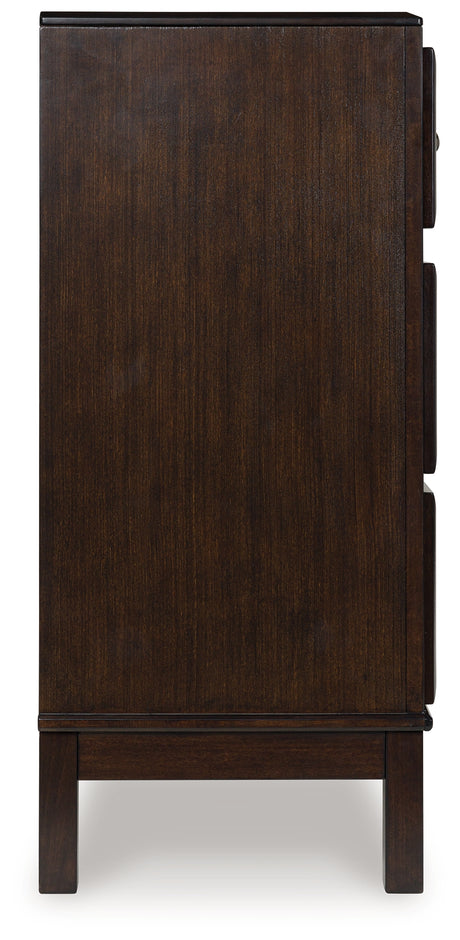 Vanmore Dark Brown Dresser from Ashley - Luna Furniture