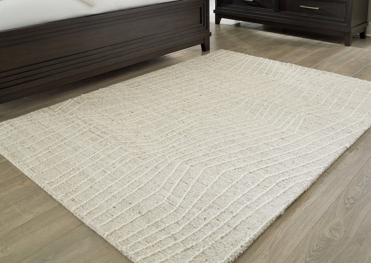 Varahill Gray/Ivory Medium Rug from Ashley - Luna Furniture