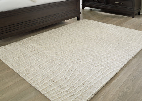 Varahill Gray/Ivory Medium Rug from Ashley - Luna Furniture