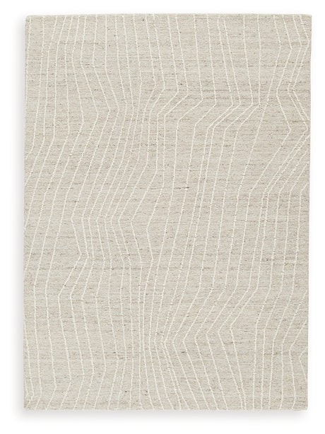 Varahill Gray/Ivory Medium Rug from Ashley - Luna Furniture