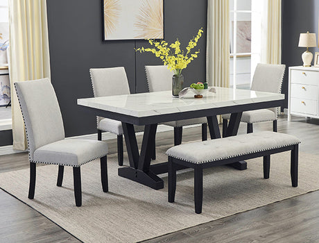 Varley Dove Dining Chair, Set of 2 from Crown Mark - Luna Furniture