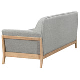 Vaughn Gray 2-Piece Fabric Upholstered Flared Arm Living Room Set from Coaster - Luna Furniture