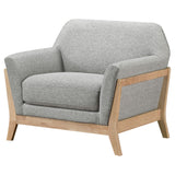 Vaughn Gray Fabric Upholstered Flared Arm Accent Chair from Coaster - Luna Furniture