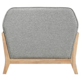 Vaughn Gray Fabric Upholstered Flared Arm Accent Chair from Coaster - Luna Furniture